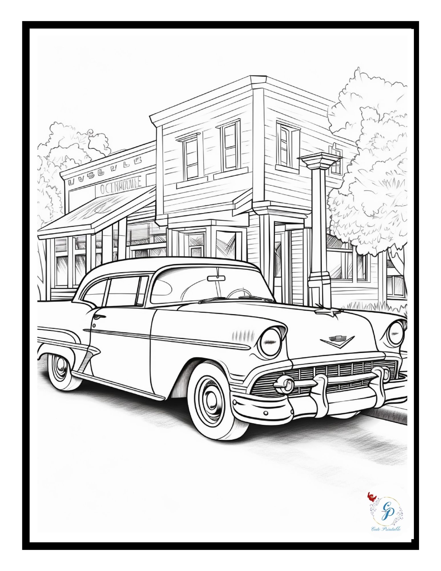 85 classic cars coloring pages for kids & adults