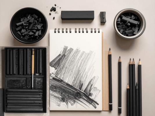 White abstract geometric artwork from Dresden, Germany