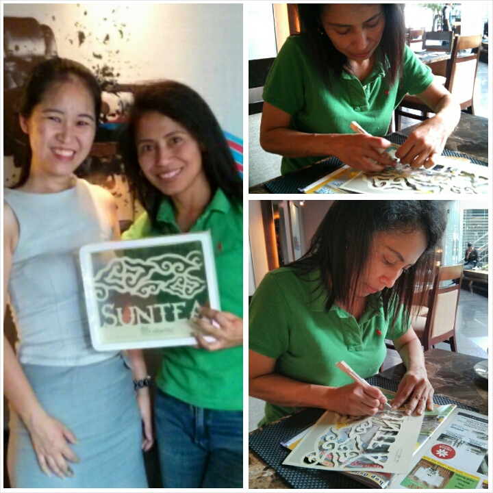 Belajar cara membuat paper cutting dengan kertas dan cutter biasa bersama Dewi Kucu