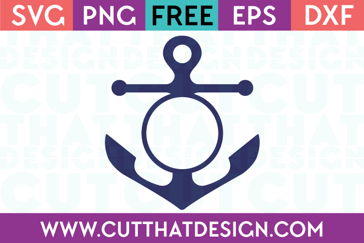 Terbaru Free Svg Anchor Circle Monogram Design Cut That Design SVG PNG EPS DXF File