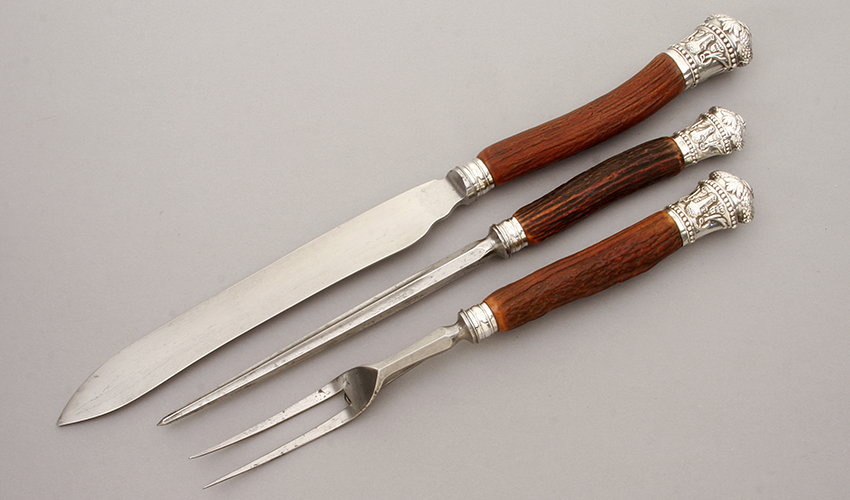 Harrison Bros】 【純銀ハンドル】キングスパターン ティーナイフ