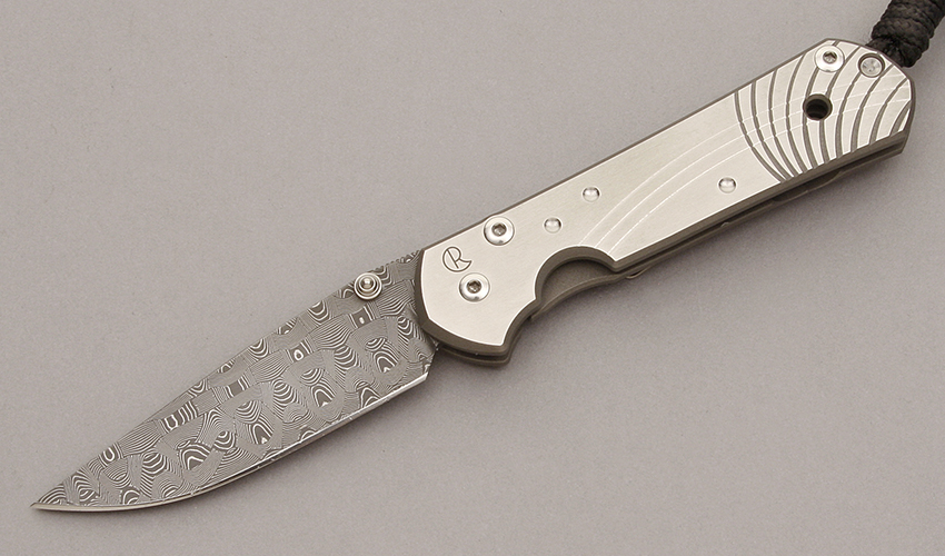 Chris Reeve Small Sebenza 21 Damascus - KLC11086 - Secondary Knife