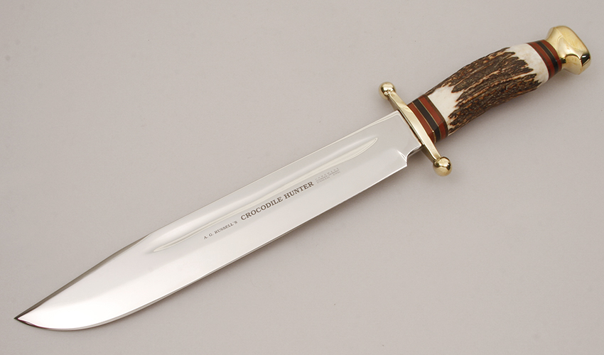 A.G. Russell Crocodile Hunter Bowie - KLC11752 - Secondary Knife