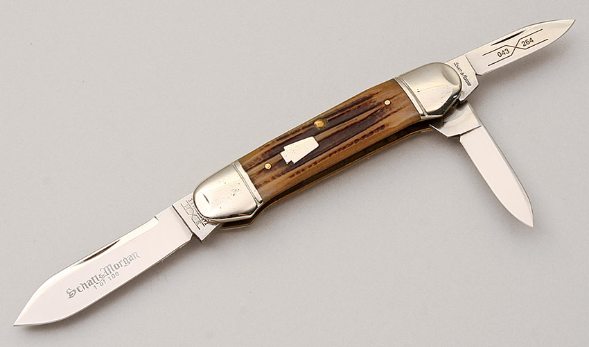 Schatt & Morgan 043264 3 Blade Canoe - KLC17229 - Secondary Knife