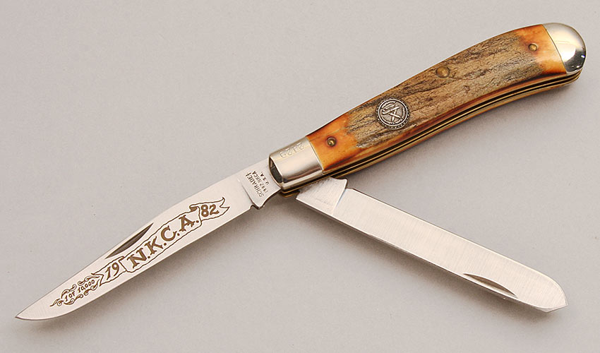 Schrade Cutlery 1982 NKCA Trapper - KLC17546 - Secondary Knife Market