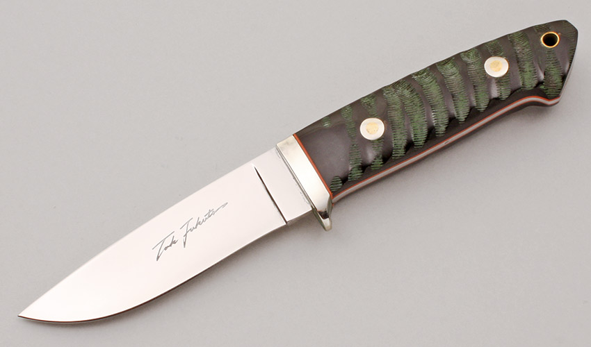 なかたく Tak Fukuta Drop Point Hunter - KLC18432 - Secondary Knife Market