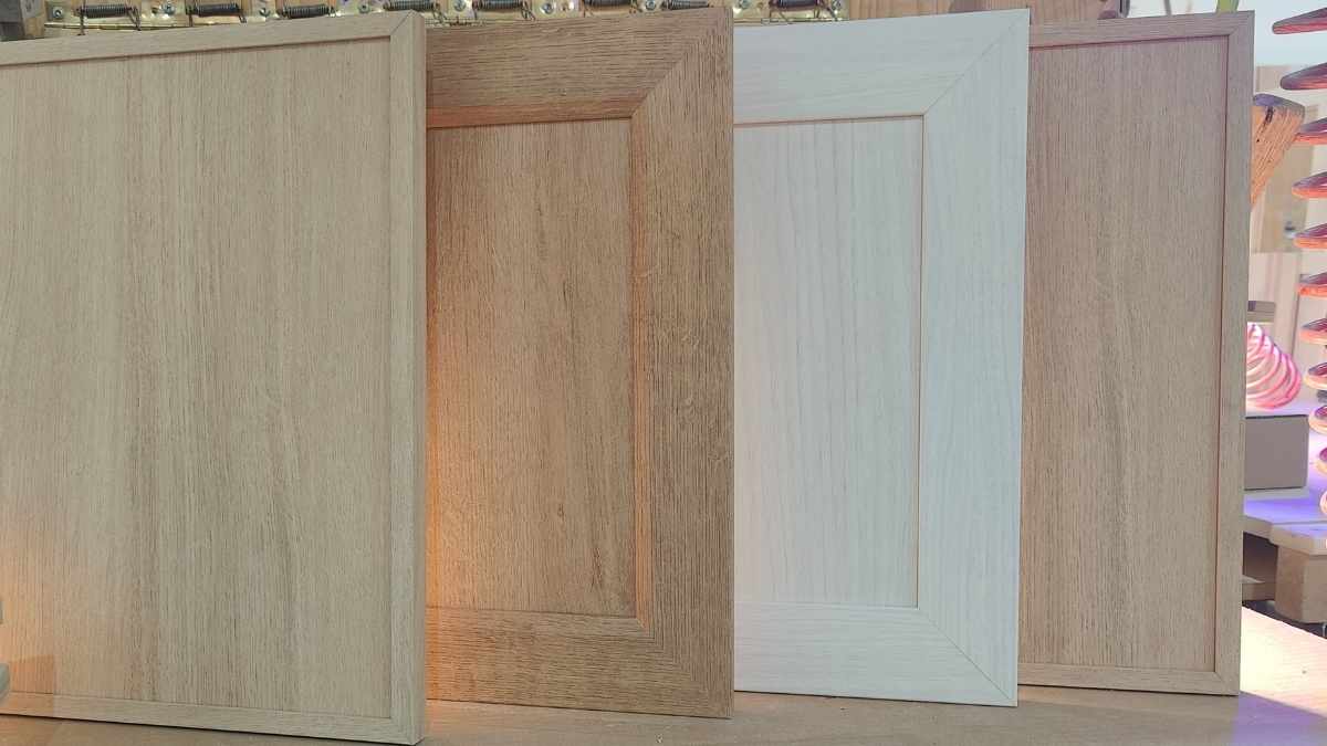 Four NEXGEN cabinet doors in a variety of colours and profiles. Most suppliers have limited options stocked.