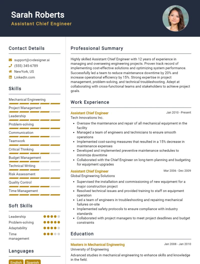 Assistant Engineer Cv Example Guide Get Noticed - Retina Dark Backgrounds for Desktop