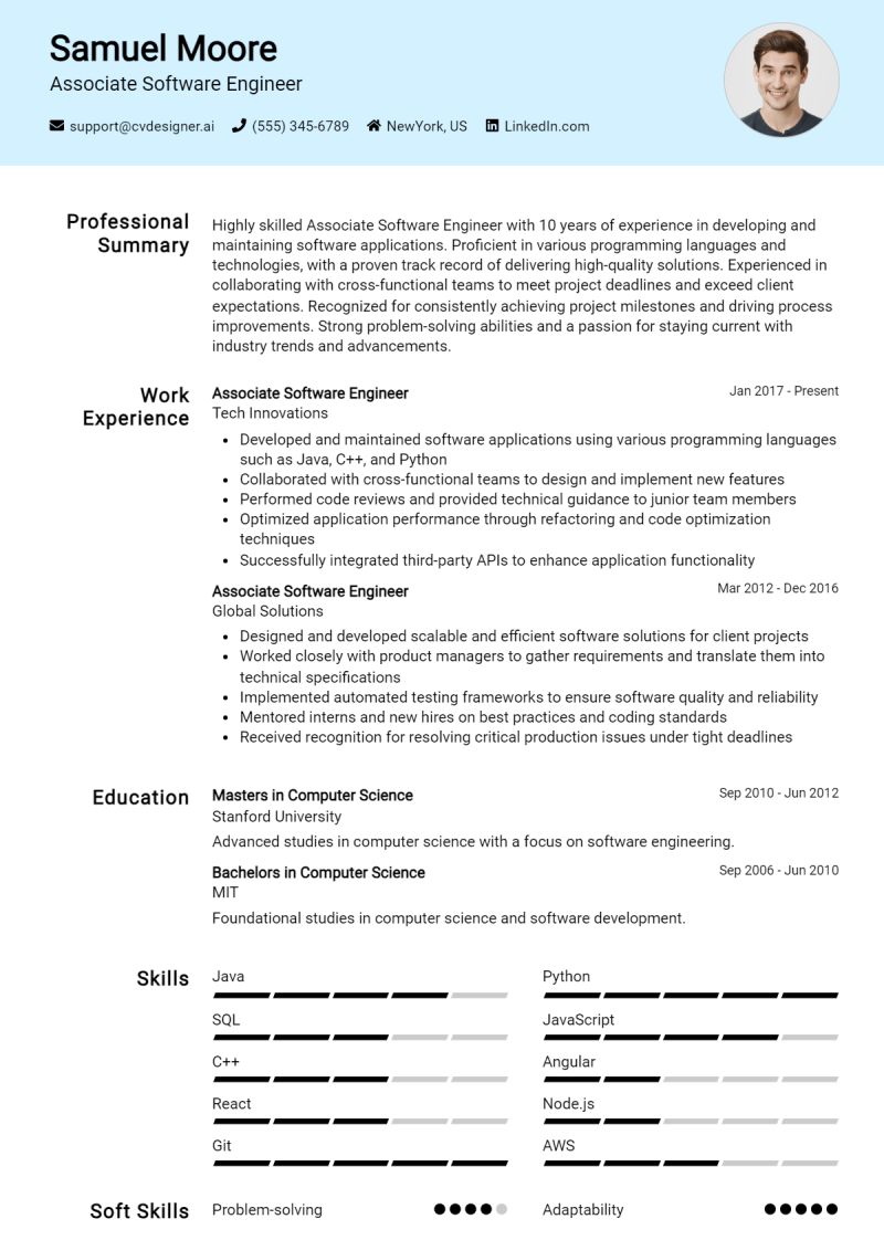 Purple Simple Layout Software Engineer Resume Pdf Quality Assurance - Download Modern Mountain Background | Full HD