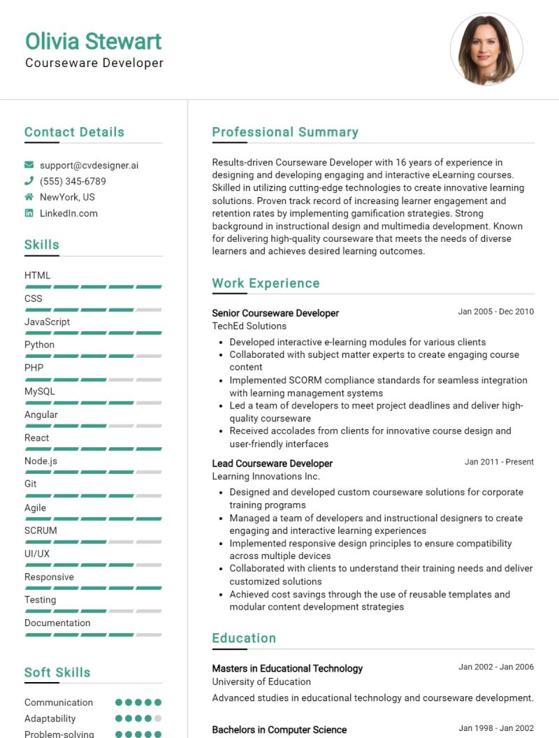 Crystal Reports Developer Cv Example For 2024 - Download Professional Gradient Background | HD