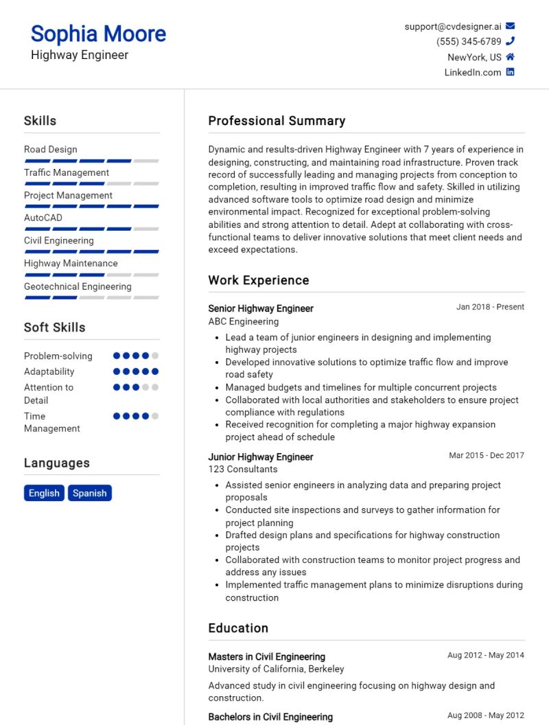 Bridge Engineer Cv Example For 2025 - Premium Sunset Wallpaper Gallery - High Resolution