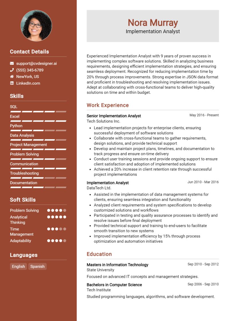 Implementation Engineer Resume Cv Example And Writing Guide - Desktop Gradient Images for Desktop