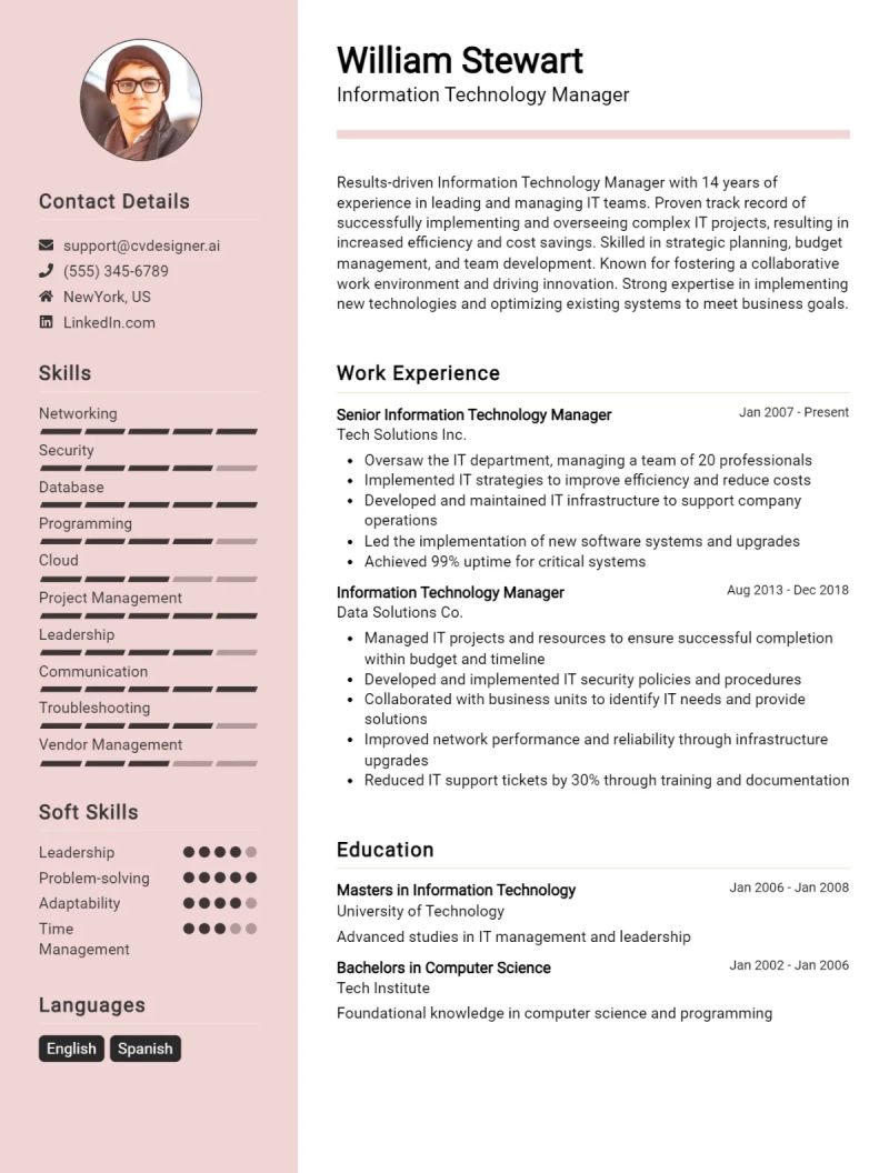 Cv Format For Job Pdf Information Technology Software - Premium Colorful Wallpaper Gallery - 4K