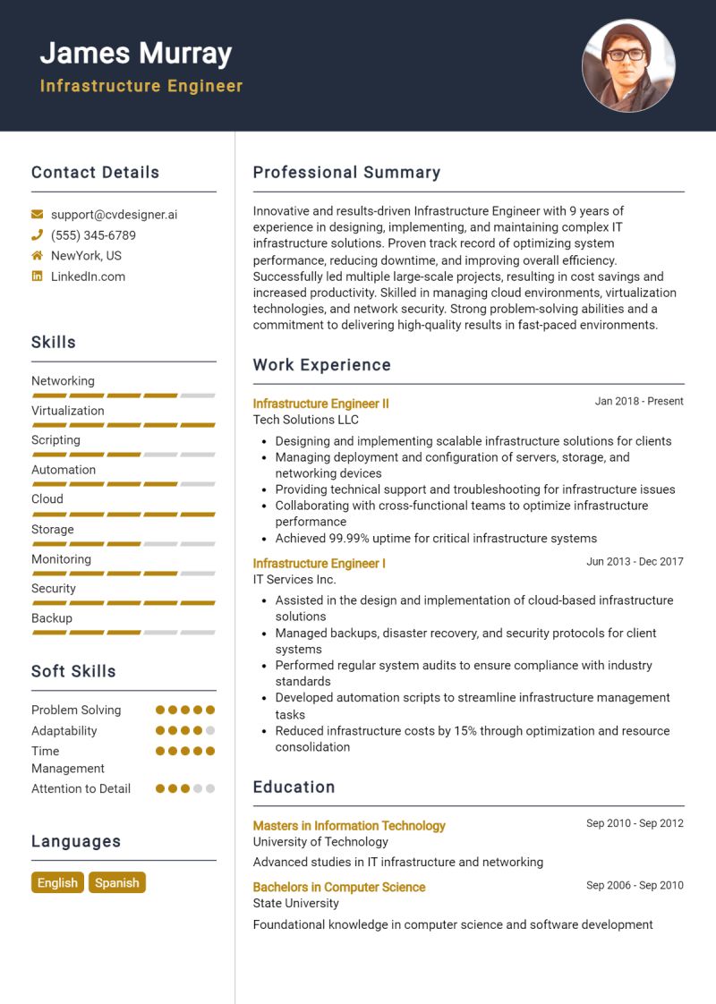 20 Senior Infrastructure Engineer Resume Examples - Premium Vintage Illustration Gallery - High Resolution