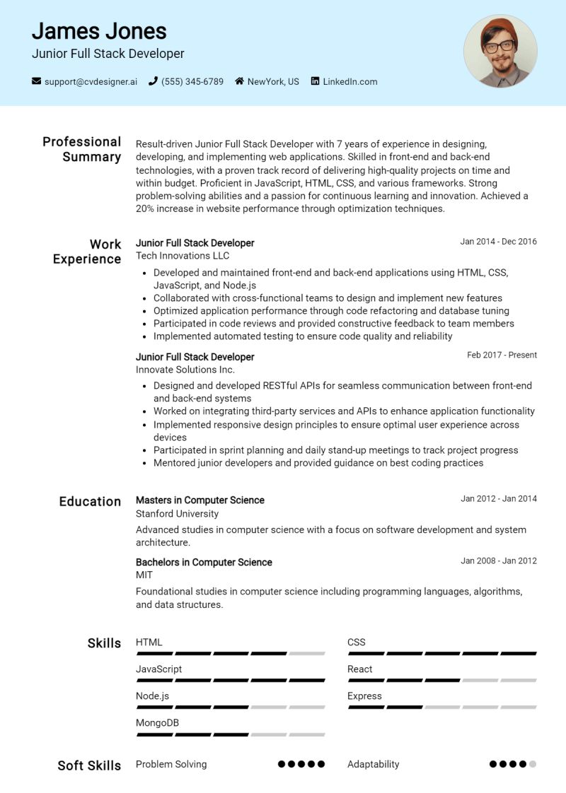 Cv Junior Frontend Developer - Nature Backgrounds - Creative Ultra HD Collection