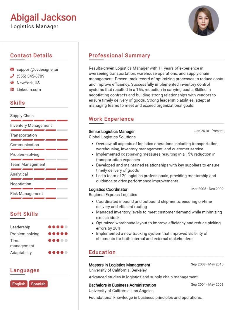 Logistics Manager Cv Example Guide And Cv Template - Mountain Photos - Gorgeous Retina Collection