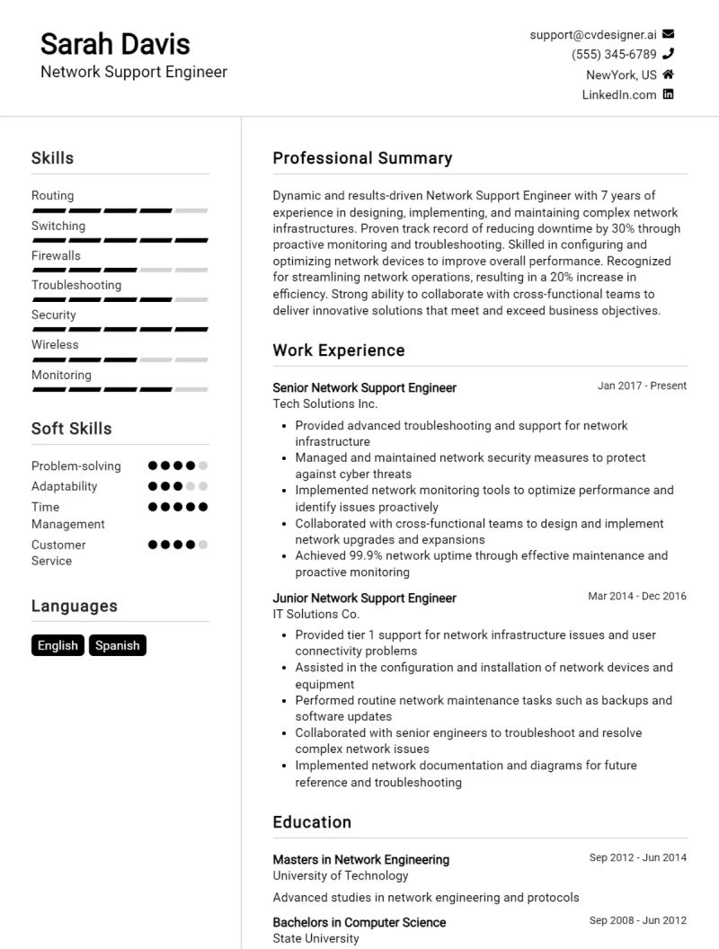 Network Engineer Cv Examples Templates Visualcv - Elegant Ultra HD Nature Designs | Free Download