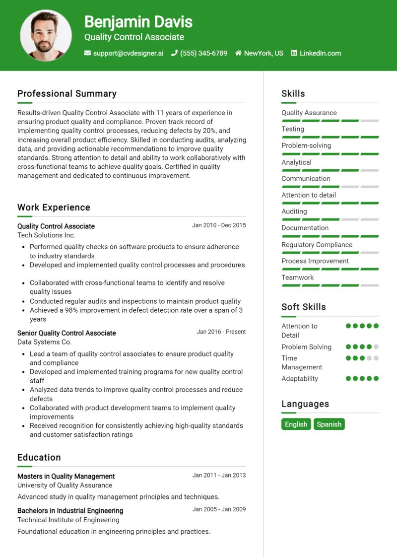 Quality Control Associate Resume Cv Example And Writing Guide - Space Backgrounds - High Quality Ultra HD Collection