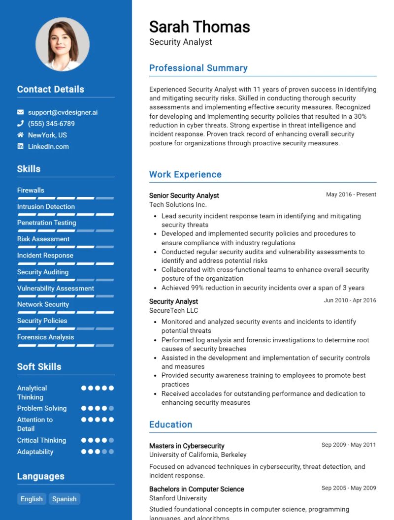 Network Security Analyst Cv Job Description Sample Guide - Space Photos - Gorgeous HD Collection