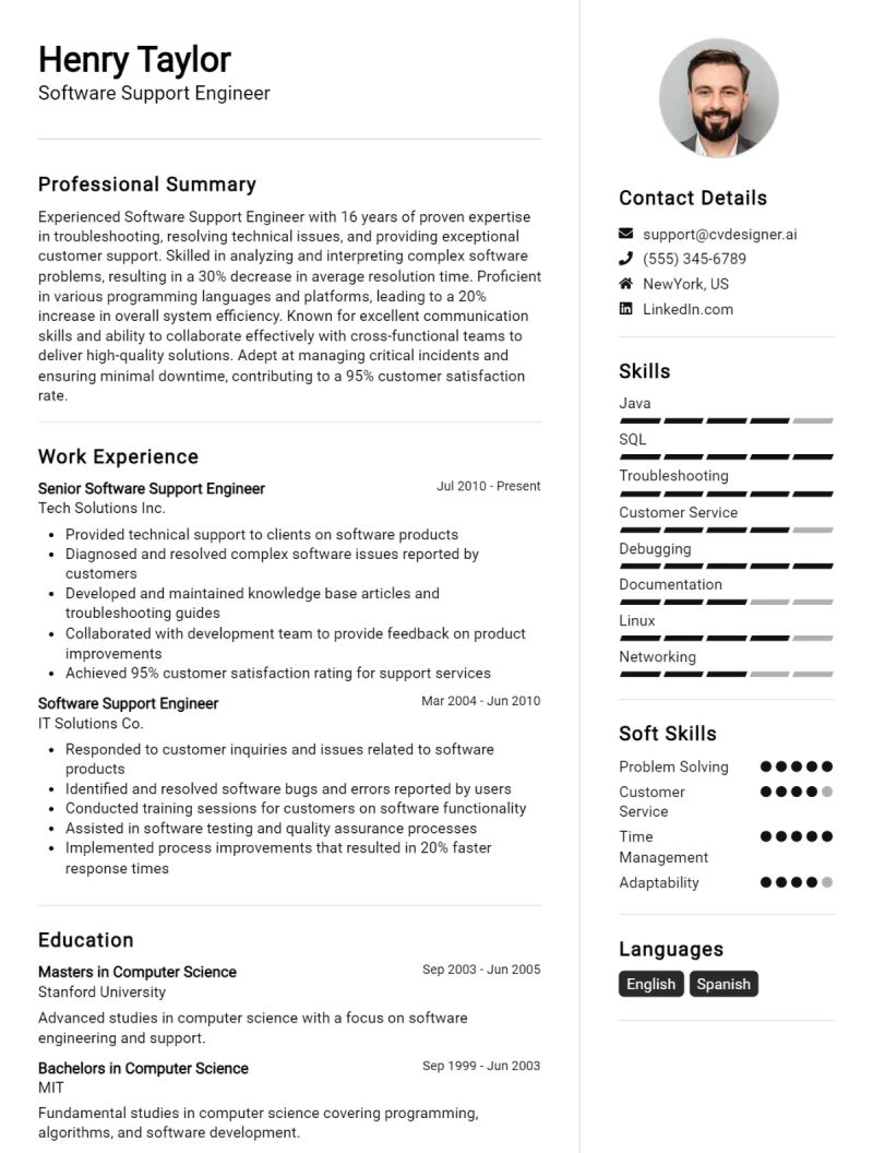 Top 18 Software Support Engineer Resume Objective Examples - Creative Desktop Minimal Patterns | Free Download