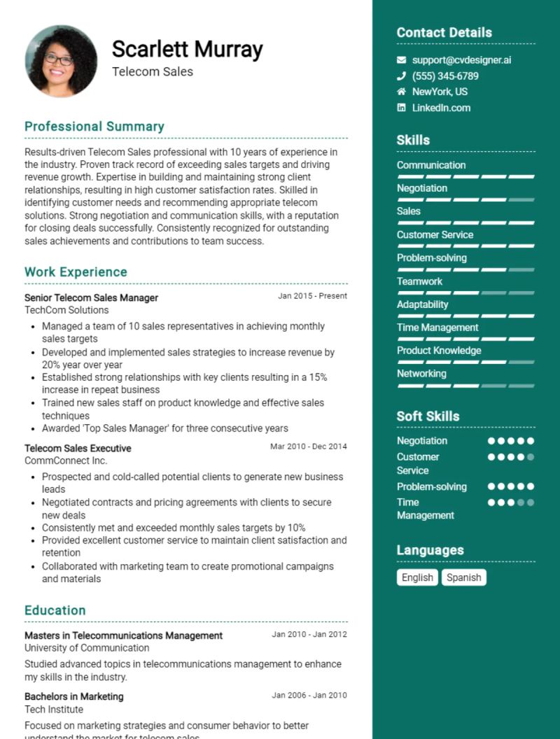 Telecom Cv Docx - Beautiful Desktop Light Arts | Free Download