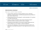 Work Experience On A Cv Examples How To Write