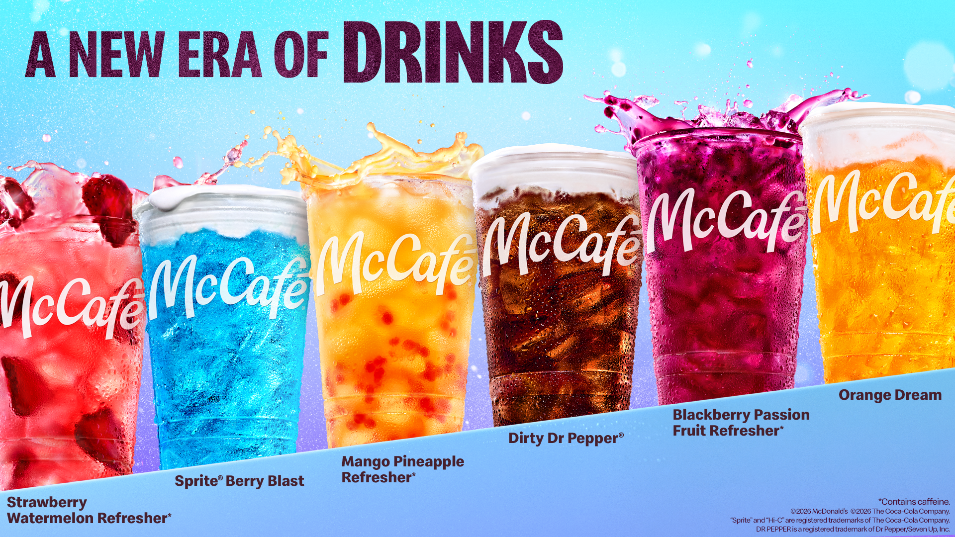 McCafé drinks