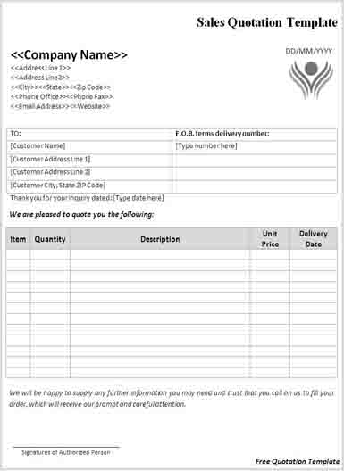 Website Quotation Template