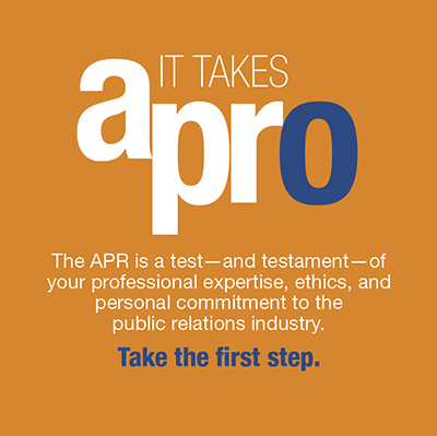 Earn your Accreditation in Public Relations