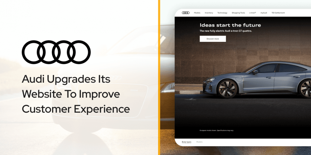 Audi upgrades its website to improve customer experience