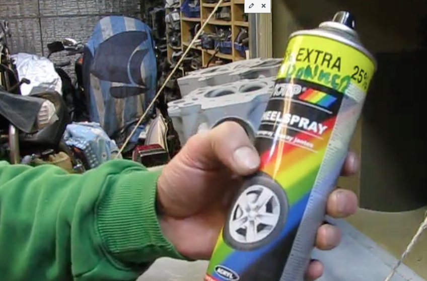 Maling af motordele på CX