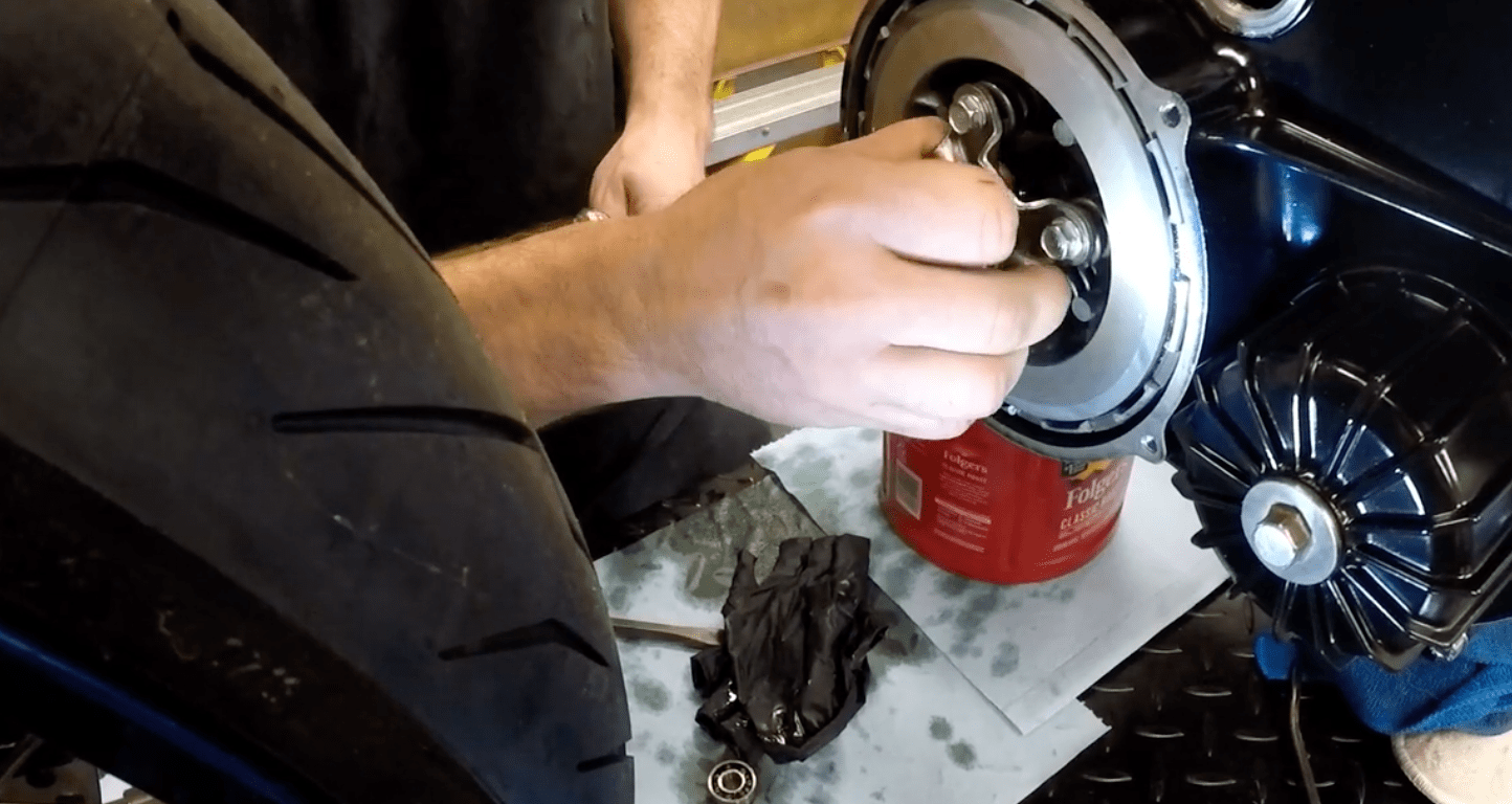 Renovering af kobling på Honda CX