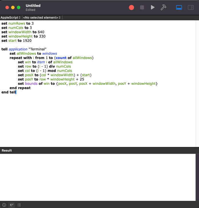 Quickly Arrange Multiple Windows In MacOS Using Applescript And Applescript 