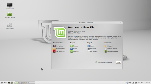 Linux Mint 16 MATE14
