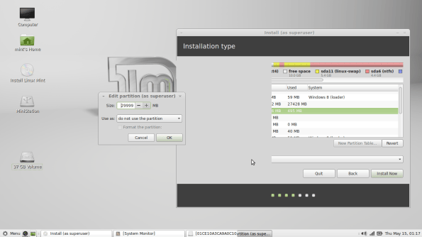 Linux Mint 16 MATE8