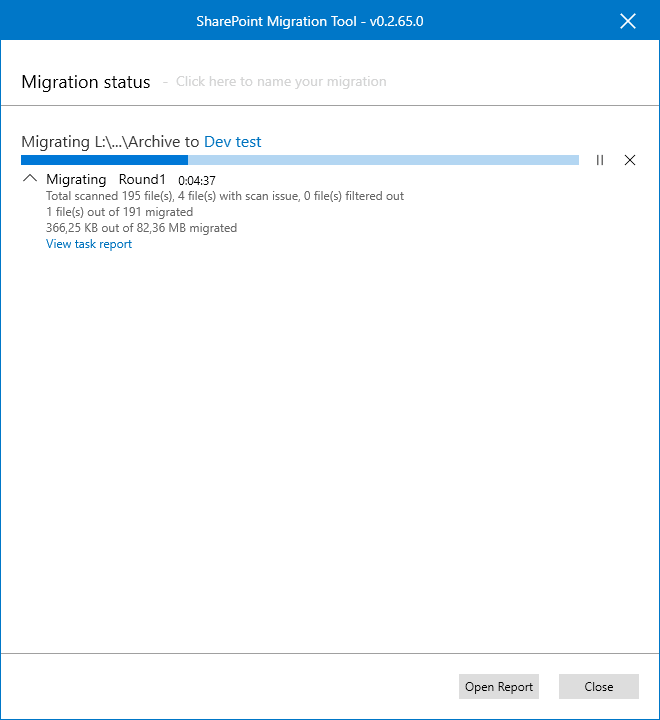 Migration Process