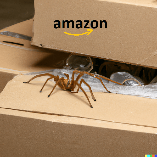 Brown Recluse Spiders Hiding in Amazon Delivery Boxes