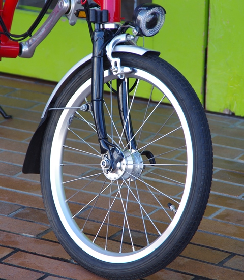 ブロンプトン用SONダイナモホイール&ランプヘッド ボルトオンキット