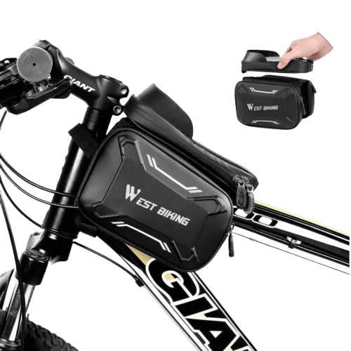 Waterproof Cycling Bag | Large Capacity, Hard Shell, Touch Screen