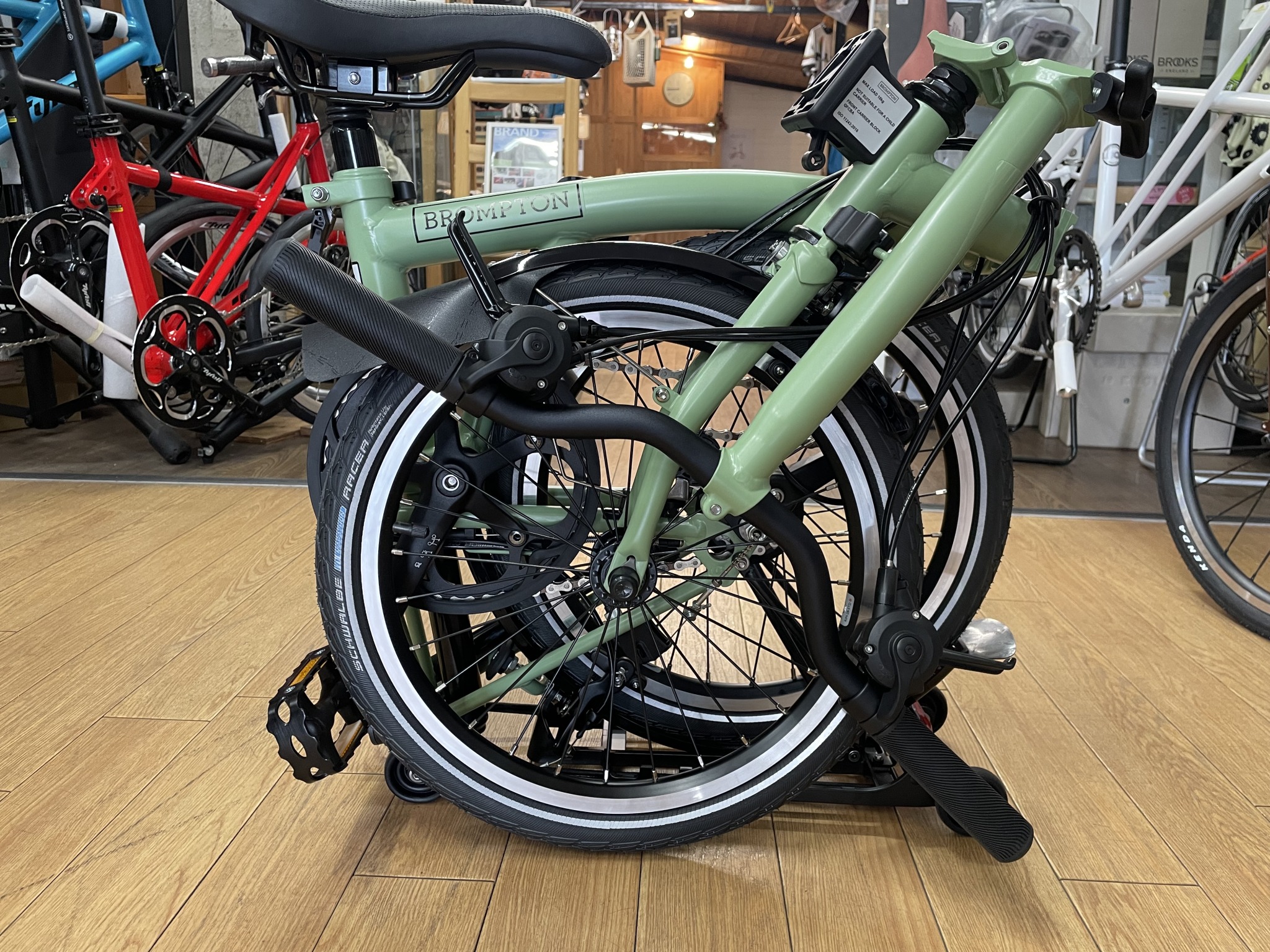 Brompton ブロンプトン Mライン 折りたたみ自転車 グリーン
