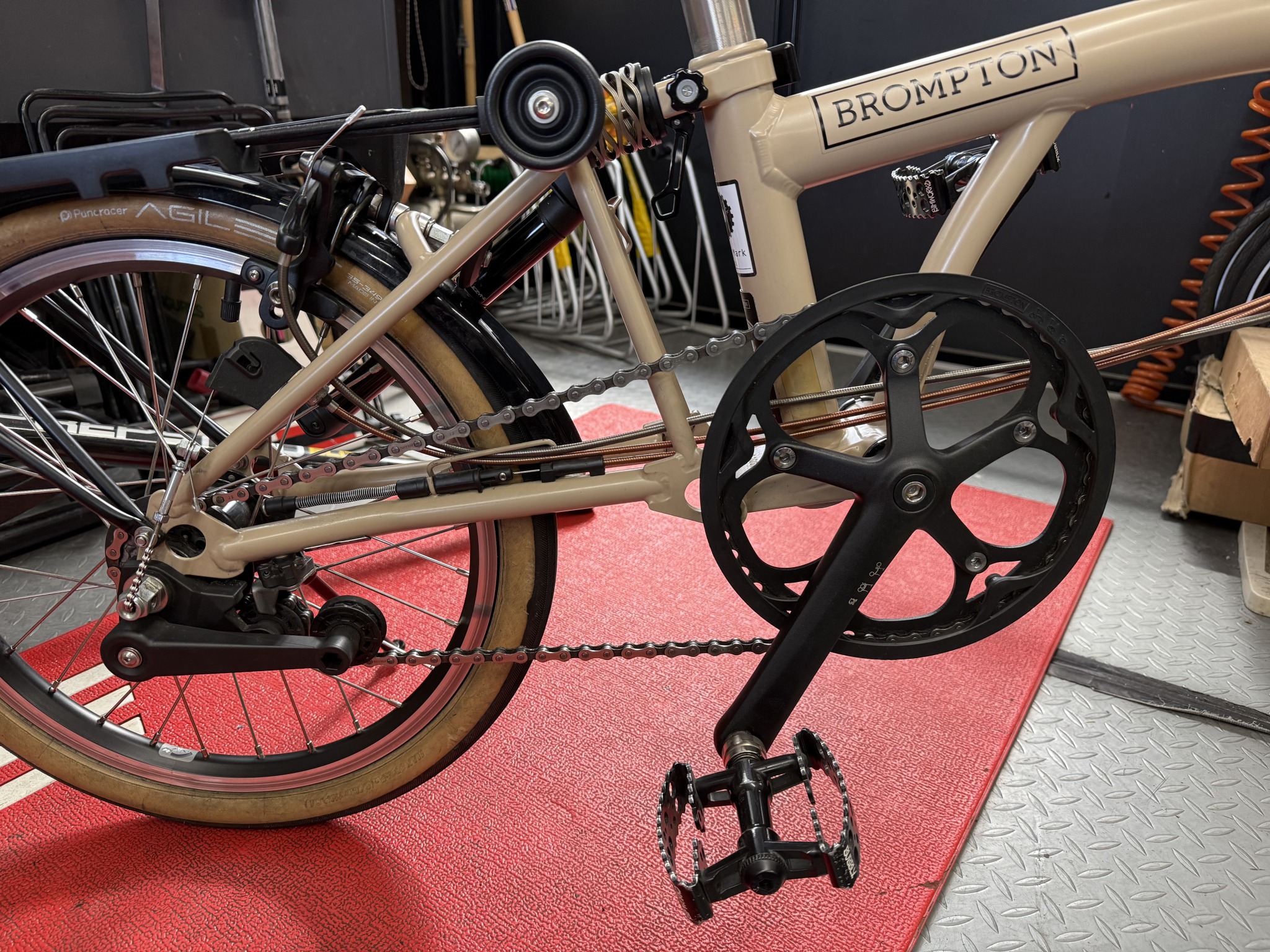 Brompton 純正 パーツセット (クランク・シートポスト・チェーン他