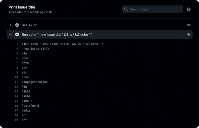 Github Action Log Output Doesn T Print The Affected File Name Line - Premium Colorful Background Gallery - 4K
