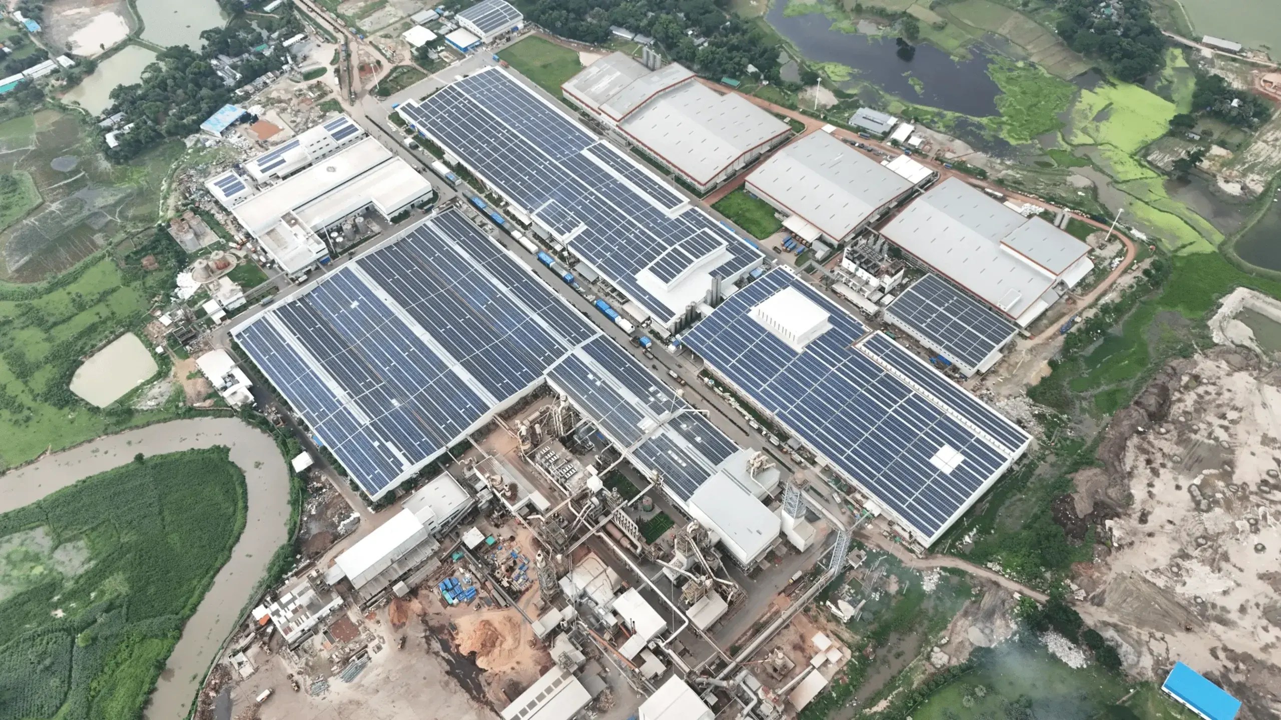 Akij Particle Board Mills solar EPC installation