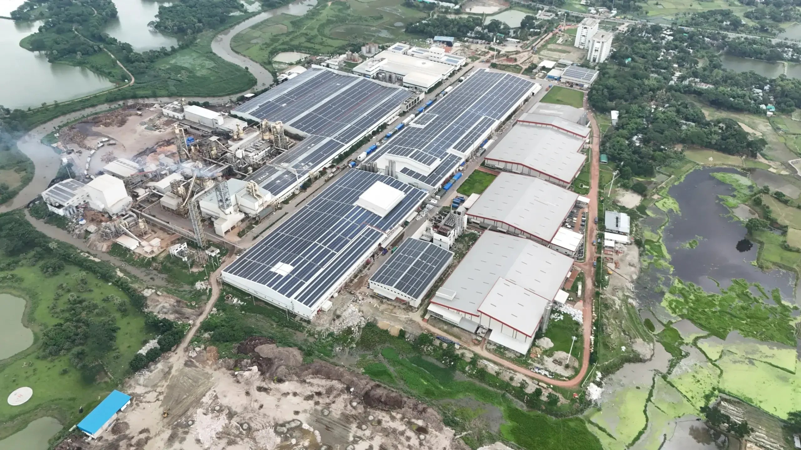 Akij Particle Board Mills solar EPC installation