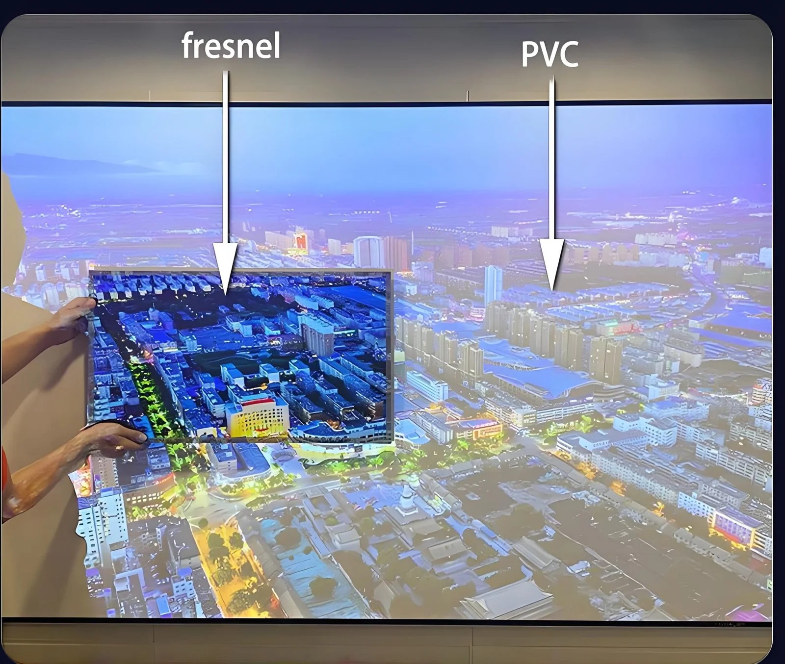 ambient light rejecting screen