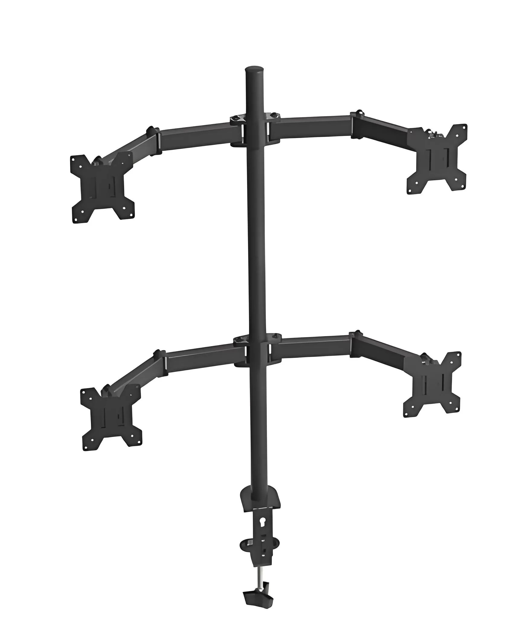 QUAD monitor desk mount