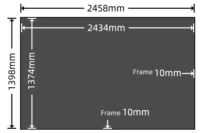 ALR fresnel projector screen