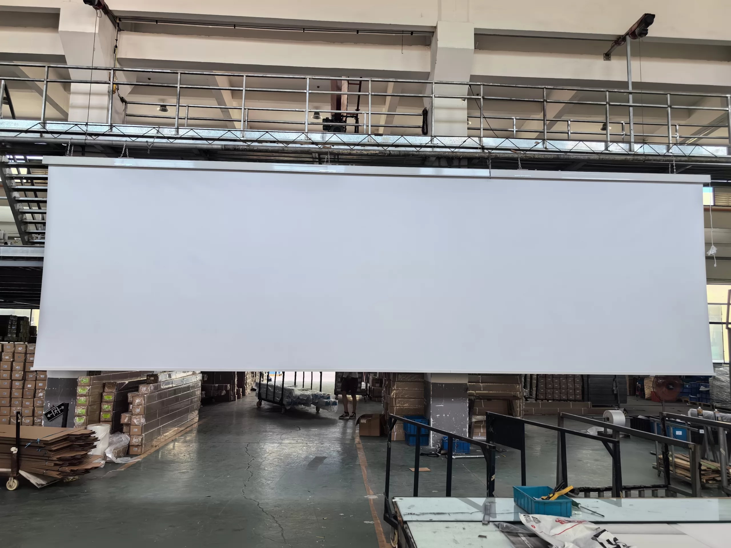 large projector screen