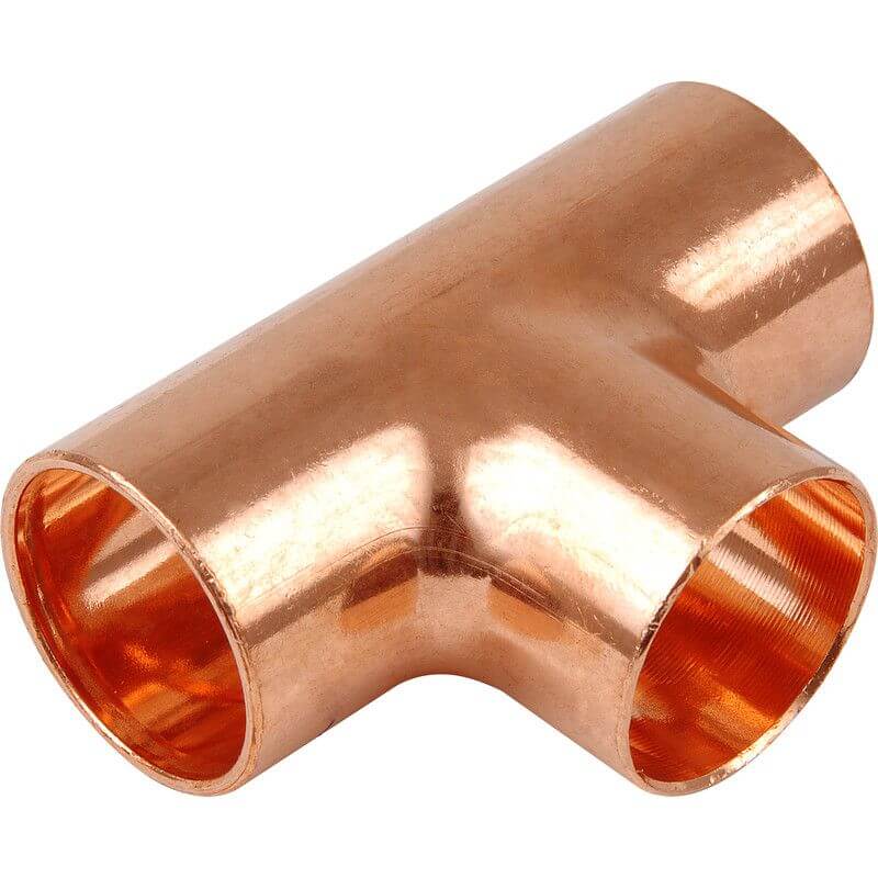 Copper Pipe Tee 5/8""
